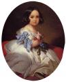 Portraits of young girls in art and painting - Princess Charlotte of Belgium :: Franz Xavier Winterhalter