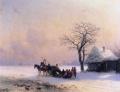 winter landscapes - Winter Scene in Little Russia :: Ivan Constantinovich Aivazovsky 