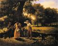 Romantic scenes in art and painting - Noonday in the Summer :: Jerome B. Thompson