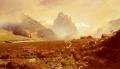 Mountain scenery - The Swiss Alps :: Frederick Judd Waugh