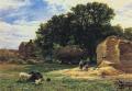 Summer landscapes and gardens - The Hayrick :: George Vicat Cole