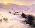 Mountain scenery - And the Sun Peeped O'er Yon Southland Hills :: Joseph Farquharson