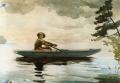 Fishing scenes - The Boatman :: Winslow Homer