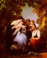 Woman and child in painting and art - Maternity :: Fritz Zuber-Buhler