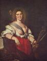 3 women portraits 17th century hall - The Viola da Gamba Player :: Bernardo Strozzi