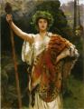 Antique beauties in art and painting - The Priestess of Bacchus :: John Collier