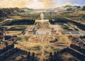 France -  Bird's Eye View of the Chateau and Gardens of Versailles :: Pierre Patel
