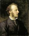 men's portraits 19th century (second half) - Portrait of Sir John Everett Millais :: George Frederick Watts
