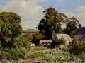 Rural houses - The Cottage Garden :: George Spencer Watson