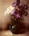 flowers in painting - Japanese Iris - Six Varieties :: John Ferguson Weir
