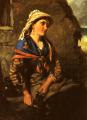 7 female portraits ( the end of 19 centuries ) in art and painting - Hopes and Fears :: John Haynes Williams