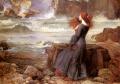 mythology and poetry - Miranda - The Tempest :: John William Waterhouse