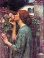Young beauties portraits in art and painting - My Sweet Rose :: John William Waterhouse
