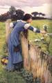 Young beauties portraits in art and painting - The Flower Picker :: John William Waterhouse