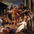 Antique world scenes - Marcus Aurelius Distributing Bread to the People :: Joseph-Marie Vien