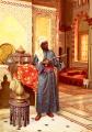 scenes of Oriental life (Orientalism) in art and painting - The Harem Guard :: Rudolphe Weisse