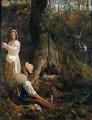 Romantic scenes in art and painting - Blackberry Gatherers :: Thomas Wade