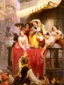 Romantic scenes in art and painting - Carnival In Rome :: Wilhelm Wider