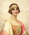Young beauties portraits in art and painting - An Elegant Beauty :: William Clarke Wontner