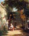 Street and market genre scenes - The Robin :: William Frederick Witherington