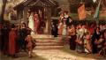Wedding scenes - The Path Of Roses :: William Frederick Yeames