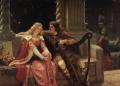 Romantic scenes in art and painting - The End of The Song :: Edmund Blair Leighton 