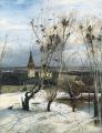 user art painting gallery - In the Tretyakov Gallery opened an exhibition of paintings by Savrasov