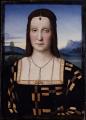 2 women portraits 16th century hall - Portrait of Elisabetta Gonzaga