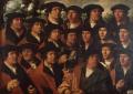 men's portraits 16th century - Group Portrait of the Amsterdam Shooting Corporation :: Jacobsz, Dirck
