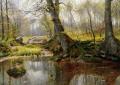 Landscapes - A Tranquil Pond :: Peder Mork Monsted