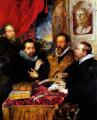 men's portraits - "The Four Philosophers" :: Peter Rubens