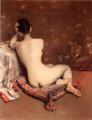 Nu in art and painting - The Model ( Female back ) :: William Merritt Chase