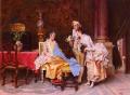 Romantic scenes in art and painting - At The Dressmaker :: Adriano Cecchi