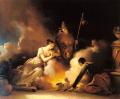Romantic scenes in art and painting - The Magician :: Alexandre Evariste Fragonard
