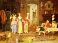 Romantic scenes in art and painting - The Three Graces :: Antonio Gisbert