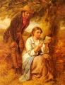 Romantic scenes in art and painting - Happy Moments :: Edward John Cobbett
