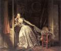 Romantic scenes in art and painting - The Stolen Kiss :: Jean-Honore Fragonard