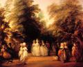 Romantic scenes in art and painting - The Mall :: Thomas Gainsborough