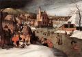 Village life - Winter :: Abel Grimmer