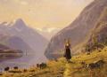Village life - By The FJord :: Hans Dahl
