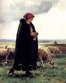 Village life - A Shepherdess With Her Flock :: Julien Dupre