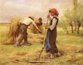 Village life - The Harvesting of the Hay :: Julien Dupre