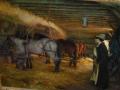 Village life - In the Stable :: Pascal-Adolphe-Jean Dagnan-Bouveret