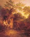 Village life - The Woodcutters' Return :: Thomas Gainsborough