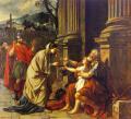 Antique world scenes - Belisarius :: Jacques-Louis David