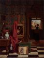 Interiors in art and painting - The Artist's Studio :: Charles Joseph Grips