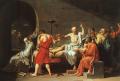 Antique world scenes - The Death of Socrates :: Jacques-Louis David