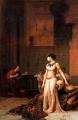Antique world scenes - Cleopatra before Caesar :: Jean-Leon Gerome