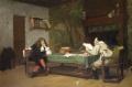 Interiors in art and painting - A Collaboration - Corneille and Moli&#1080;re :: Jean-Leon Gerome
