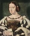 2 women portraits 16th century hall - Portrait of Eleonora, Queen of France :: Joos van Cleve 